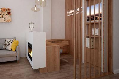 Электрокамин Dimplex Prism BLF3451 в проекте «Уют и спокойствие как дома» дизайнера Голубевой Ольги. Вид 3